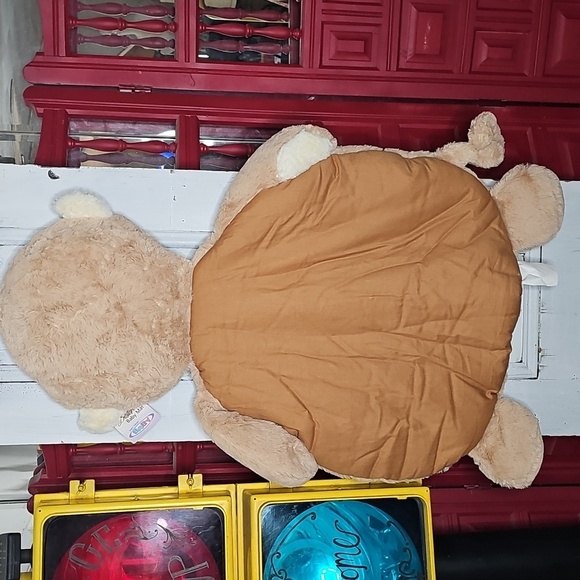 NWT Mary Meyer Soft Tummy Time Monkey Baby Mat Cream & Tan - Picture 4 of 5